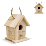 Houten vogelhuisje met 30 mm ingang voor in de tuin