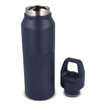 Thermosfles van roestvrij staal met lekvrije sluiting 500 ml kleur donkerblauw vierde weergave