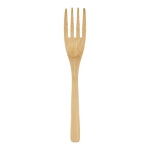 RVS lunchbox met bamboe deksel, bestek, elastische sluiting kleur zilver zesde weergave