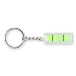 Sleutelhanger met waterpas voor sleutels en kleine klusjes kleur doorzichtig derde weergave