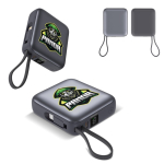 Powerbank met geïntegreerde kabels en snelladen 10.000mAh