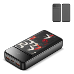 Compacte powerbank met snelladen en LED-display 20.000mAh