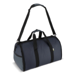 Opvouwbare reistas met kledinghoes en dubbele handgreep kleur donkerblauw