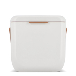 Compacte lekvrije koelbox voor drankjes en snacks 8 L kleur wit tweede weergave