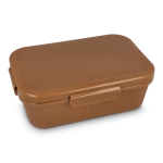 Ruime lunchbox met deksel en veilige sluiting Sagaform kleur bruin
