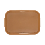 Ruime lunchbox met deksel en veilige sluiting Sagaform kleur bruin vijfde weergave