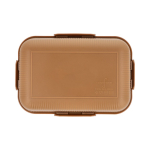 Ruime lunchbox met deksel en veilige sluiting Sagaform kleur bruin zesde weergave
