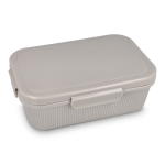 Ruime lunchbox met deksel en veilige sluiting Sagaform kleur grijs