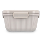 Ruime lunchbox met deksel en veilige sluiting Sagaform kleur grijs vierde weergave