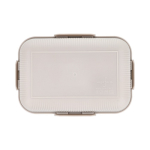 Ruime lunchbox met deksel en veilige sluiting Sagaform kleur grijs zesde weergave