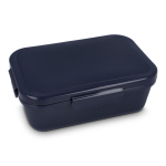 Ruime lunchbox met deksel en veilige sluiting Sagaform kleur donkerblauw