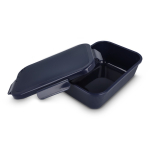 Ruime lunchbox met deksel en veilige sluiting Sagaform kleur donkerblauw tweede weergave