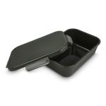 Ruime lunchbox met deksel en veilige sluiting Sagaform kleur donkergroen tweede weergave