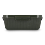 Ruime lunchbox met deksel en veilige sluiting Sagaform kleur donkergroen derde weergave
