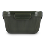 Ruime lunchbox met deksel en veilige sluiting Sagaform kleur donkergroen vierde weergave