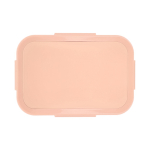Ruime lunchbox met deksel en veilige sluiting Sagaform kleur rose paztel vijfde weergave
