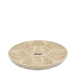 Handgemaakte keramieken schaal met spetterdesign Sagaform met afdrukgebied