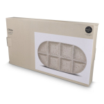 Handgemaakte keramische schaal met spikkeldesign Sagaform kleur beige vijfde weergave