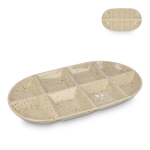 Handgemaakte keramische schaal met spikkeldesign Sagaform