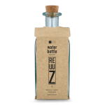 Vierkante glazen fles met anti-druppeldop 1 L, gemaakt in EU kleur doorzichtig tweede weergave