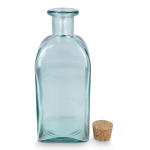 Vierkante glazen fles met anti-druppeldop 1 L, gemaakt in EU kleur doorzichtig vijfde weergave