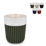 Porseleinen mok, gemaakt in EU, met isolerende hoes 280 ml