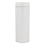 RVS thermosbeker to-go met 360° lekvrije deksel 400 ml kleur wit tweede weergave