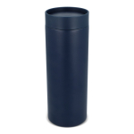 RVS thermosbeker to-go met 360° lekvrije deksel 400 ml kleur donkerblauw