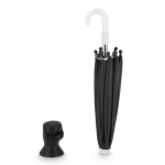 Parapluvormige telefoonhouder met zuignap en hittewerende schaduw kleur zwart