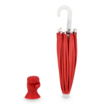 Parapluvormige telefoonhouder met zuignap en hittewerende schaduw kleur rood