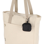 Oordopjeshoesje met karabijnhaak en ritssluiting kleur zwart vijfde weergave