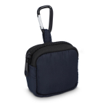 Oordopjeshoesje met karabijnhaak en ritssluiting kleur donkerblauw