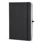 A5 PU-notitieboek met plaknotities, pagina’s met puntjes kleur zwart tweede weergave