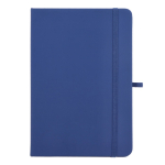 A5 PU-notitieboek met plaknotities, pagina’s met puntjes kleur donkerblauw