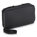 Technologie-organizertas van gerecycled plastic met rits kleur zwart