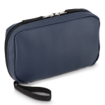 Technologie-organizertas van gerecycled plastic met rits kleur donkerblauw