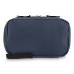 Technologie-organizertas van gerecycled plastic met rits kleur donkerblauw tweede weergave