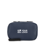 Technologie-organizertas van gerecycled plastic met rits met afdrukgebied