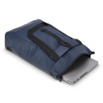 Gewatteerde, spatbestendige laptoprugzak 15,6'' kleur donkerblauw zevende weergave