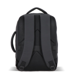 Laptoprugzak van kunstleer met trolleyband 15,6'' kleur zwart derde weergave