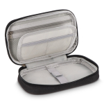 Compacte organizerhoes voor techaccessoires kleur zwart vierde weergave