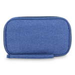 Compacte organizerhoes voor techaccessoires kleur blauw