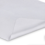 Antislip microvezeldoek voor brillen en muismat kleur wit zesde weergave