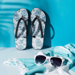 Slippers met sublimatieprint en zachte rubberen zool vierde weergave