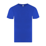 T-shirt  met korte mouwen van katoen met ronde hals 150 g/m² kleur blauw  negende weergave