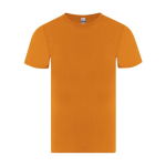 T-shirt  met korte mouwen van katoen met ronde hals 150 g/m² kleur oranje  negende weergave