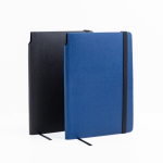 A5-notitieboek van nepleer met flexibele kaft, blanco pagina’s