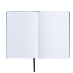 A5-notitieboek van nepleer met flexibele kaft, blanco pagina’s