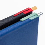 A5-notitieboek van nepleer met flexibele kaft, blanco pagina’s