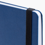 A5-notitieboek van nepleer met flexibele kaft, blanco pagina’s